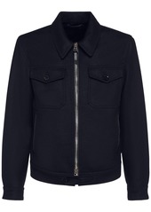 Tom Ford Officer Light Melton Jacket