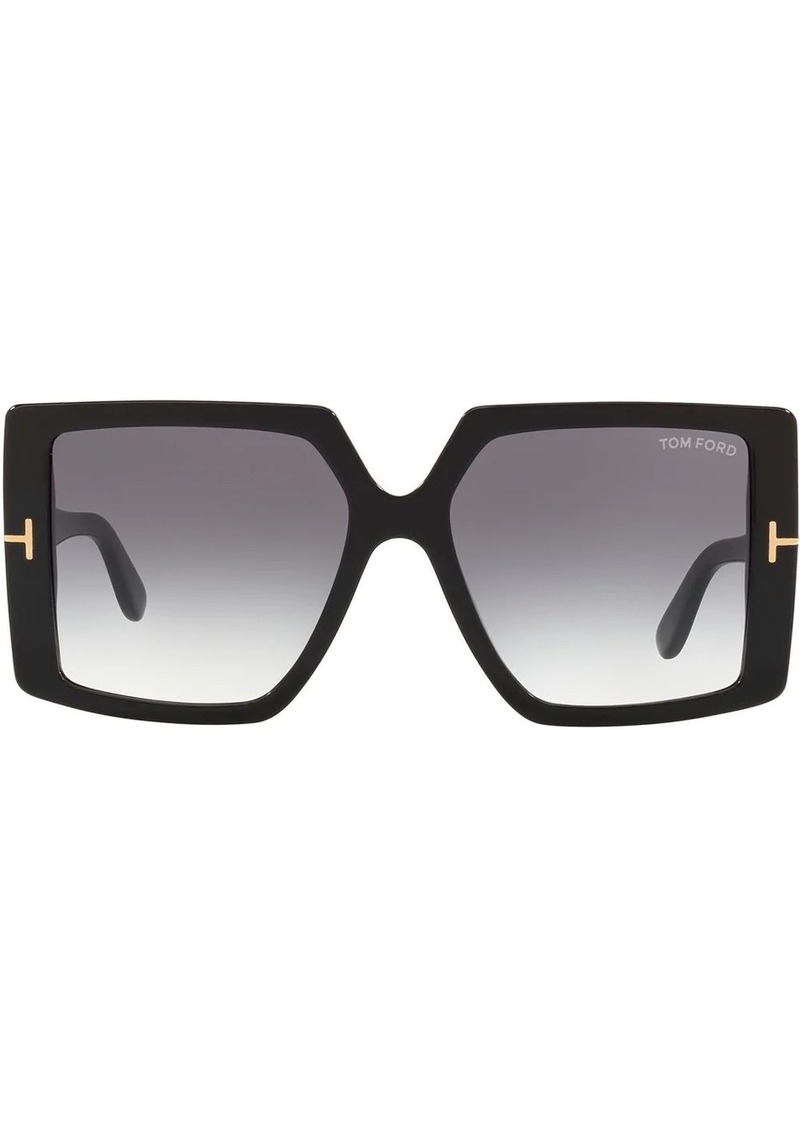 Tom Ford oversize-frame gradient-lens sunglasses