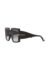 Tom Ford oversize-frame gradient-lens sunglasses