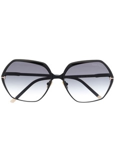 Tom Ford oversize gradient sunglasses