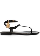 Tom Ford Padlock flat sandals