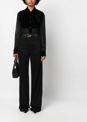 Tom Ford panelled buttoned silk shirt