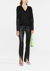 Tom Ford panelled V-neck knitted jumper