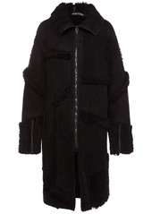 Tom Ford Patchwork Shearling Long Coat