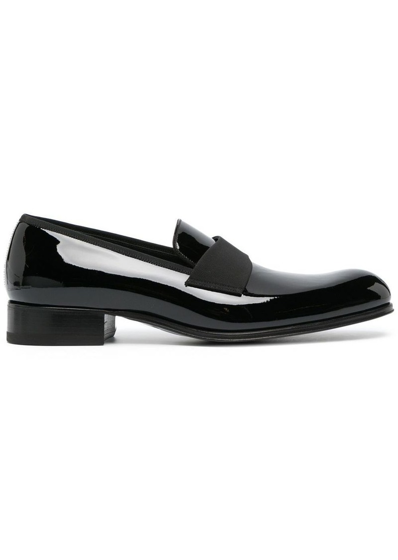 Tom Ford patent-finish leather loafers