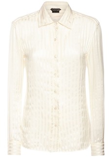 Tom Ford Pinstriped Silk Shirt