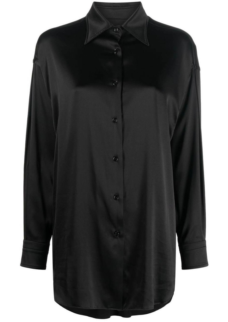 Tom Ford pointed-collar button-up shirt