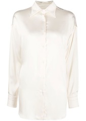 Tom Ford pointed-collar long-sleeved shirt