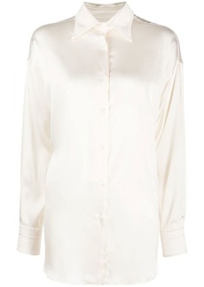 Tom Ford pointed-collar long-sleeved shirt