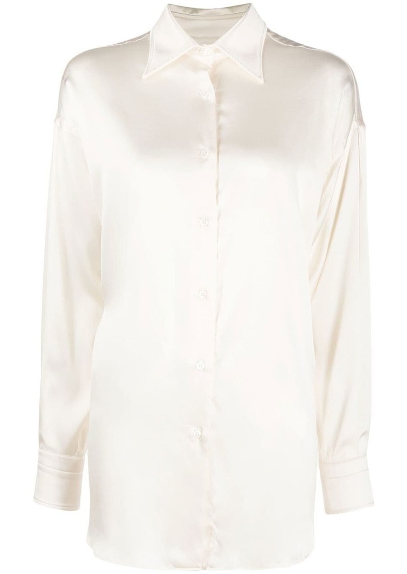 Tom Ford pointed-collar long-sleeved shirt