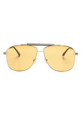 Tom Ford polished pilot-frame sunglasses