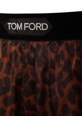 Tom Ford Printed Silk Satin Boxers