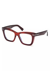 Tom Ford Raven 52MM Blue Block Optical Glasses