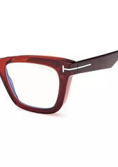 Tom Ford Raven 52MM Blue Block Optical Glasses