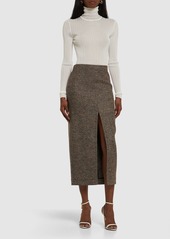 Tom Ford Rib Knit Viscose Turtleneck