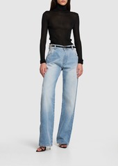 Tom Ford Rib Knit Viscose Turtleneck