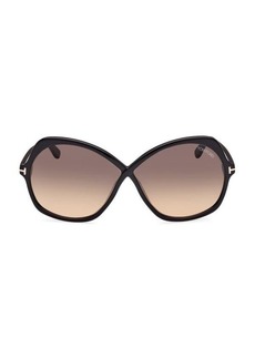 Tom Ford Rosemin 64MM Butterfly Sunglasses
