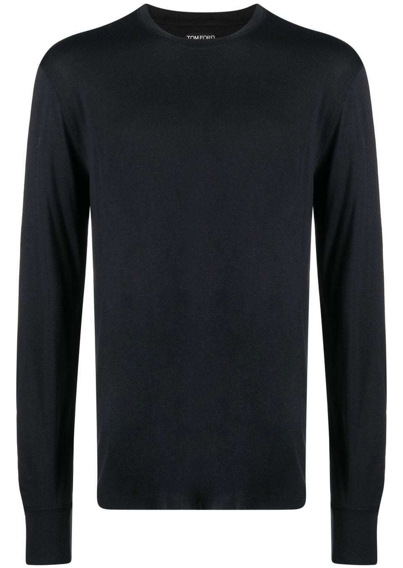 Tom Ford round-neck long-sleeve T-shirt