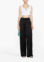 Tom Ford satin cargo trousers