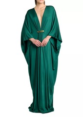 Tom Ford Satin Stretch Jersey Kaftan Gown