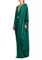 Tom Ford Satin Stretch Jersey Kaftan Gown