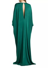 Tom Ford Satin Stretch Jersey Kaftan Gown