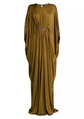 Tom Ford Satin Stretch Jersey Kaftan Gown