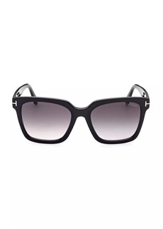 Tom Ford Selby 55MM Square Sunglasses