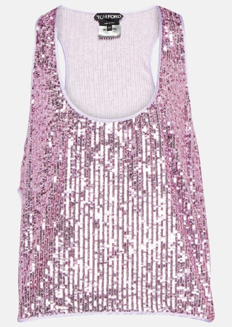 Tom Ford Sequined top