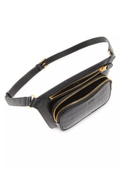 Tom Ford Shiny Croc-Embossed Belt Bag