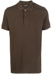 Tom Ford short-sleeved cotton polo shirt