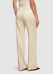 Tom Ford Silk & Wool Twill Bootcut Pants