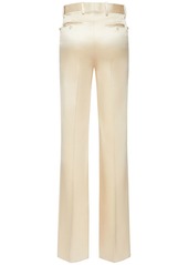 Tom Ford Silk & Wool Twill Bootcut Pants