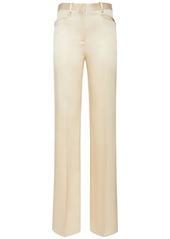 Tom Ford Silk & Wool Twill Bootcut Pants