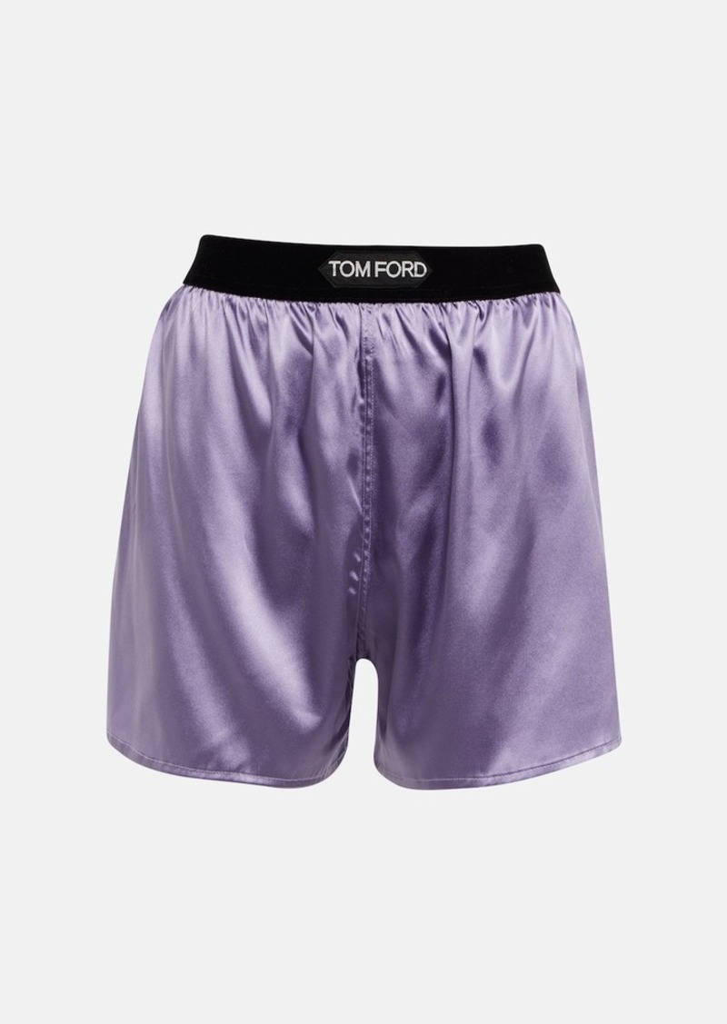 Tom Ford Silk-blend satin shorts