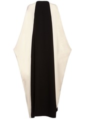 Tom Ford Silk Georgette Bat Sleeve Long Dress