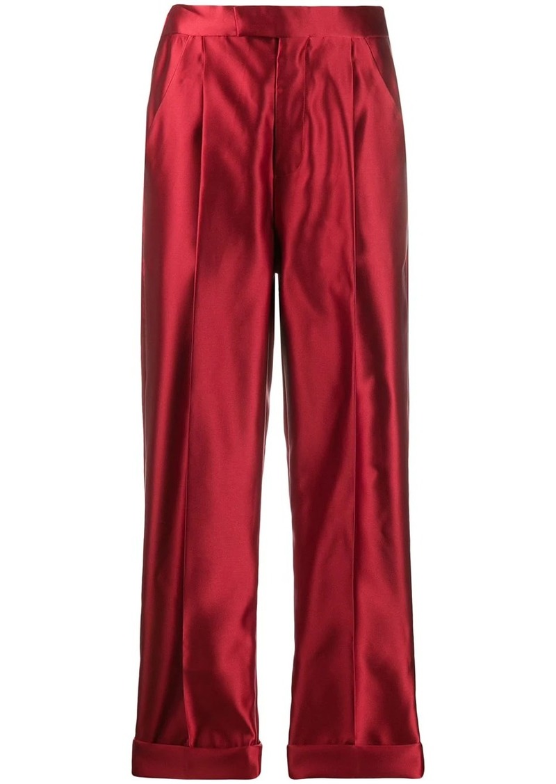 Tom Ford silk high-waisted trousers