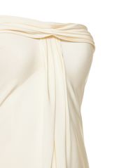 Tom Ford Silk Maroccaine Strapless Column Gown