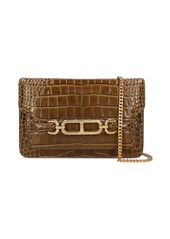 Tom Ford Small Whitney Shiny Croc Leather Bag