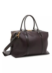 Tom Ford Smooth Grain Leather Side-Buckle Duffle Bag