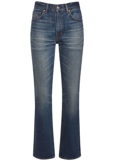 Tom Ford Stonewashed Denim Midrise Straight Jeans