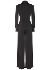 Tom Ford Stretch Satin Long Jumpsuit