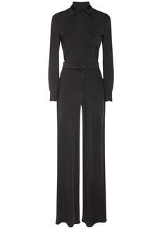 Tom Ford Stretch Satin Long Jumpsuit