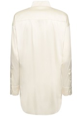 Tom Ford Stretch Silk Satin Relaxed Fit Shirt