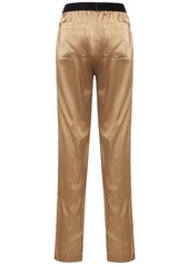 Tom Ford Stretch Silk Satin Straight Pants