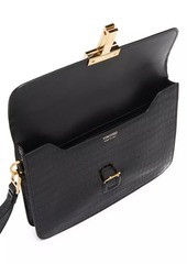 Tom Ford T Pin Glossy Croc -Embossed Leather Portfolio