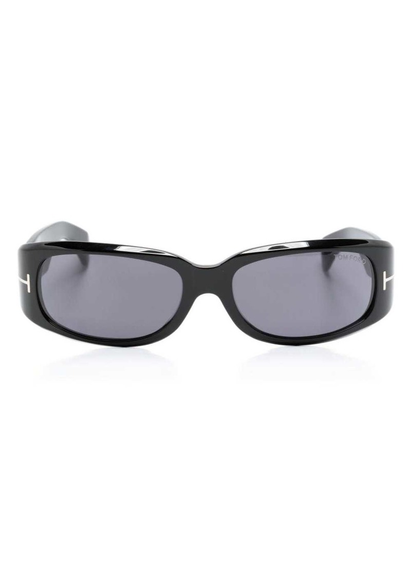 Tom Ford T-shaped rectangle-frame sunglasses