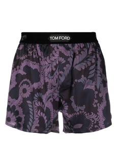 Tom Ford '70s paisley floral swim shorts
