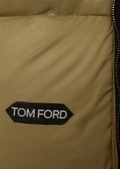 Tom Ford Techno Ottoman Nylon Down Jacket