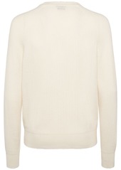 Tom Ford Textured Wool & Silk Crewneck Sweater
